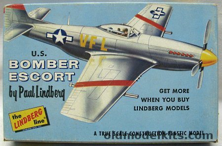 Lindberg 1/72 US Bomber Escort P-51D Mustang, 417-39 plastic model kit